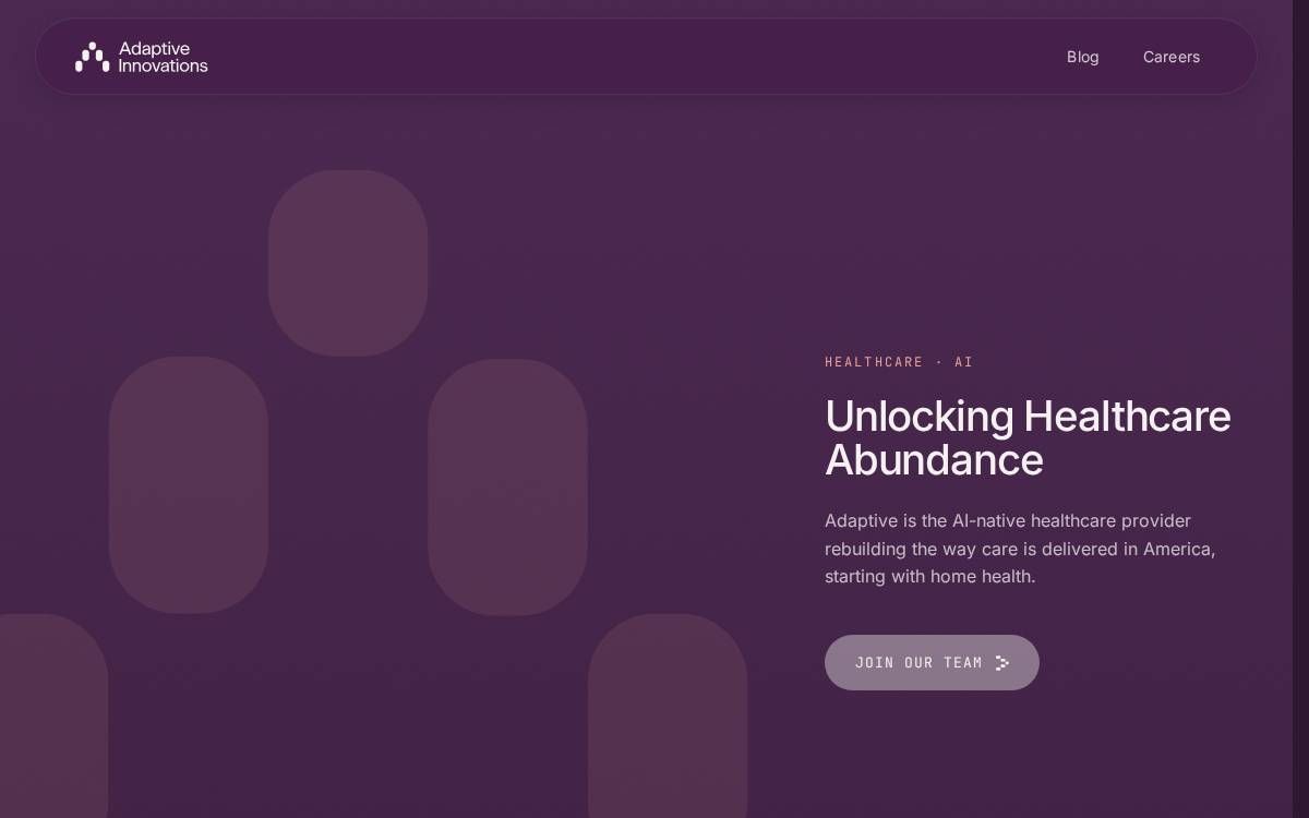 Adaptive Innovations website preview