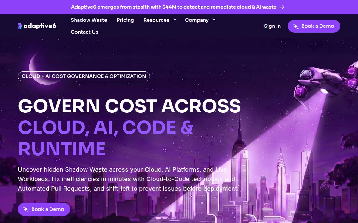 Adaptive6 website preview
