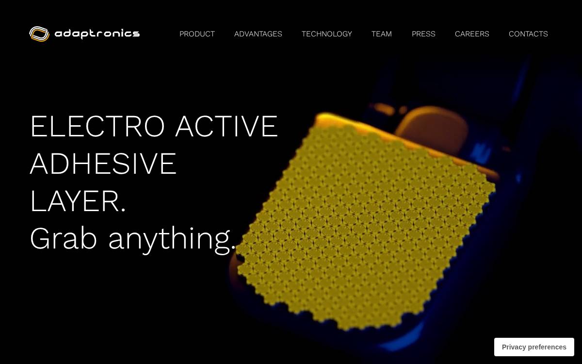AdapTronics website preview