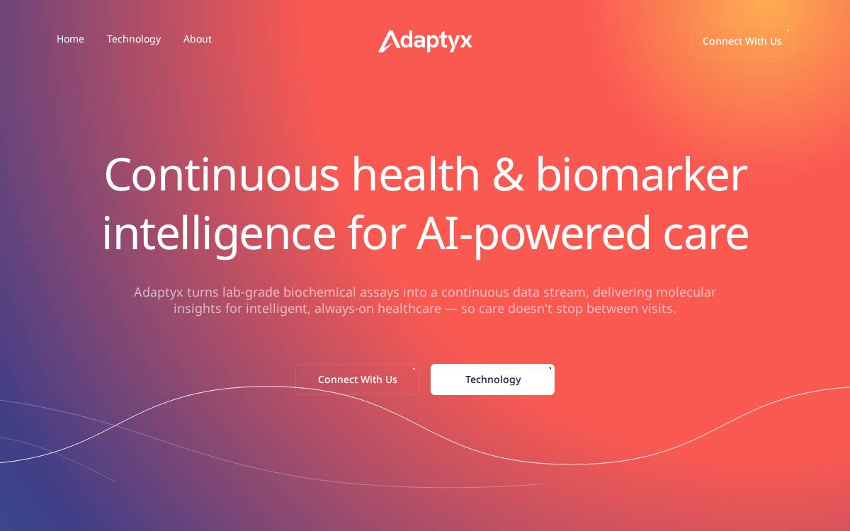 Adaptyx website preview