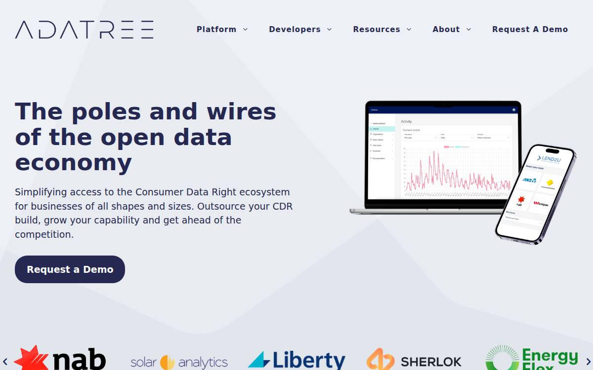 AdaTree website preview