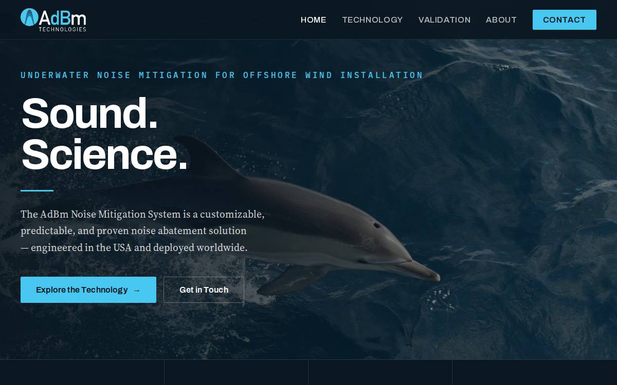 Adbm website preview