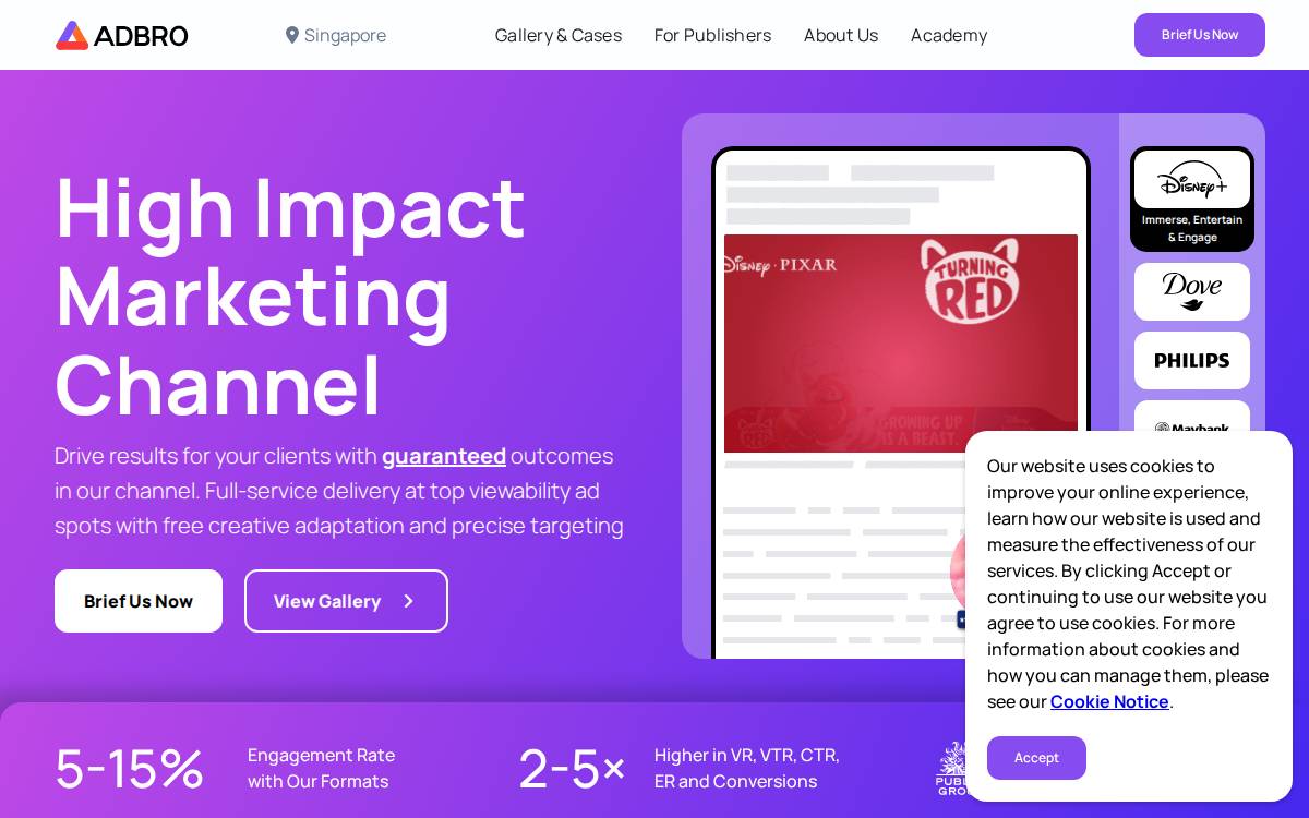ADBRO website preview