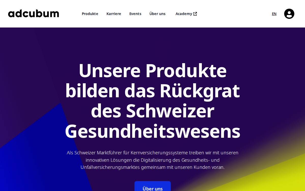 Adcubum website preview