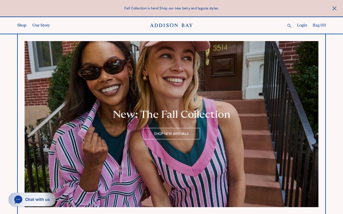 Addison Bay website preview
