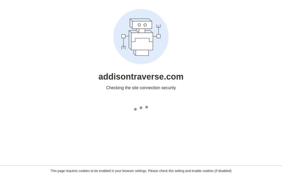 Addisontraverse website preview