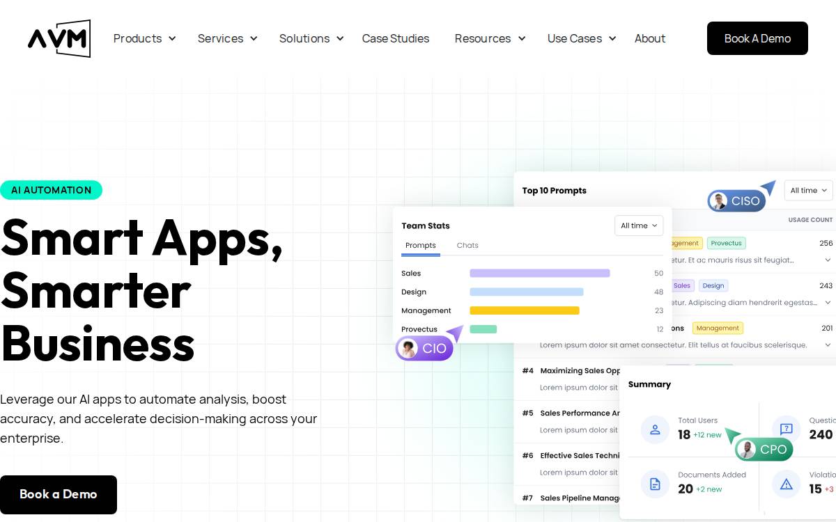 Addvaluemachine website preview