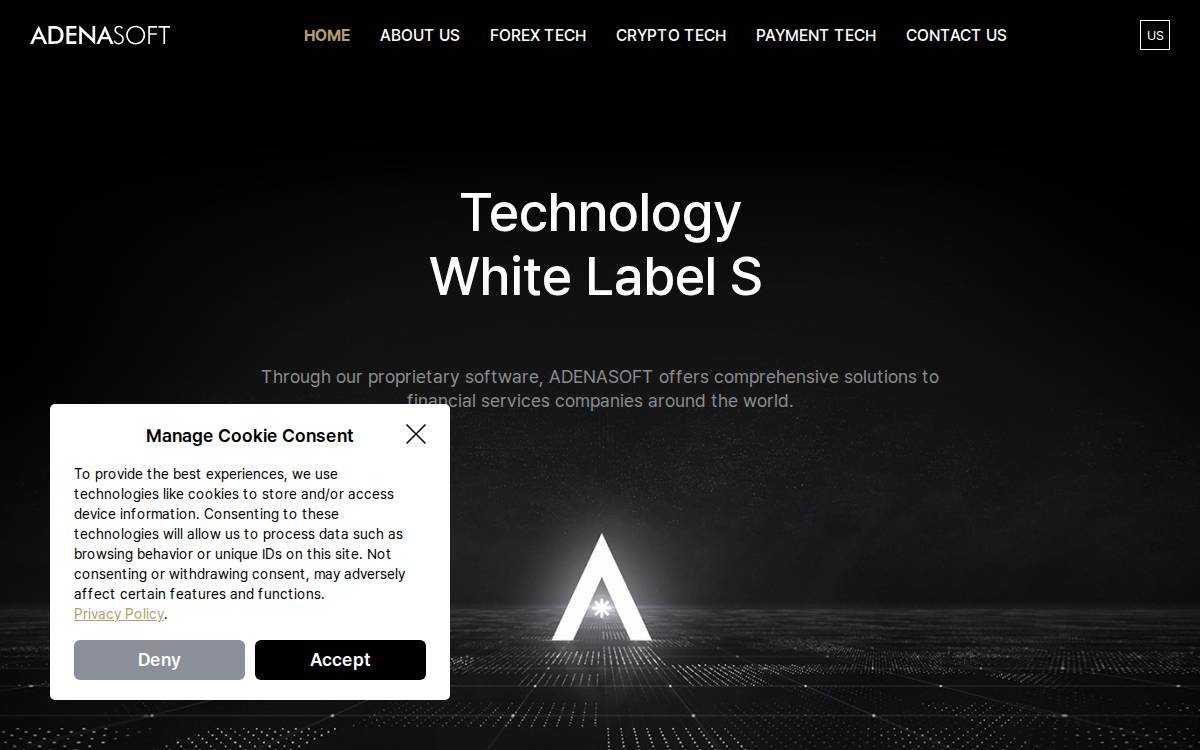 아데나소프트웨어 website preview