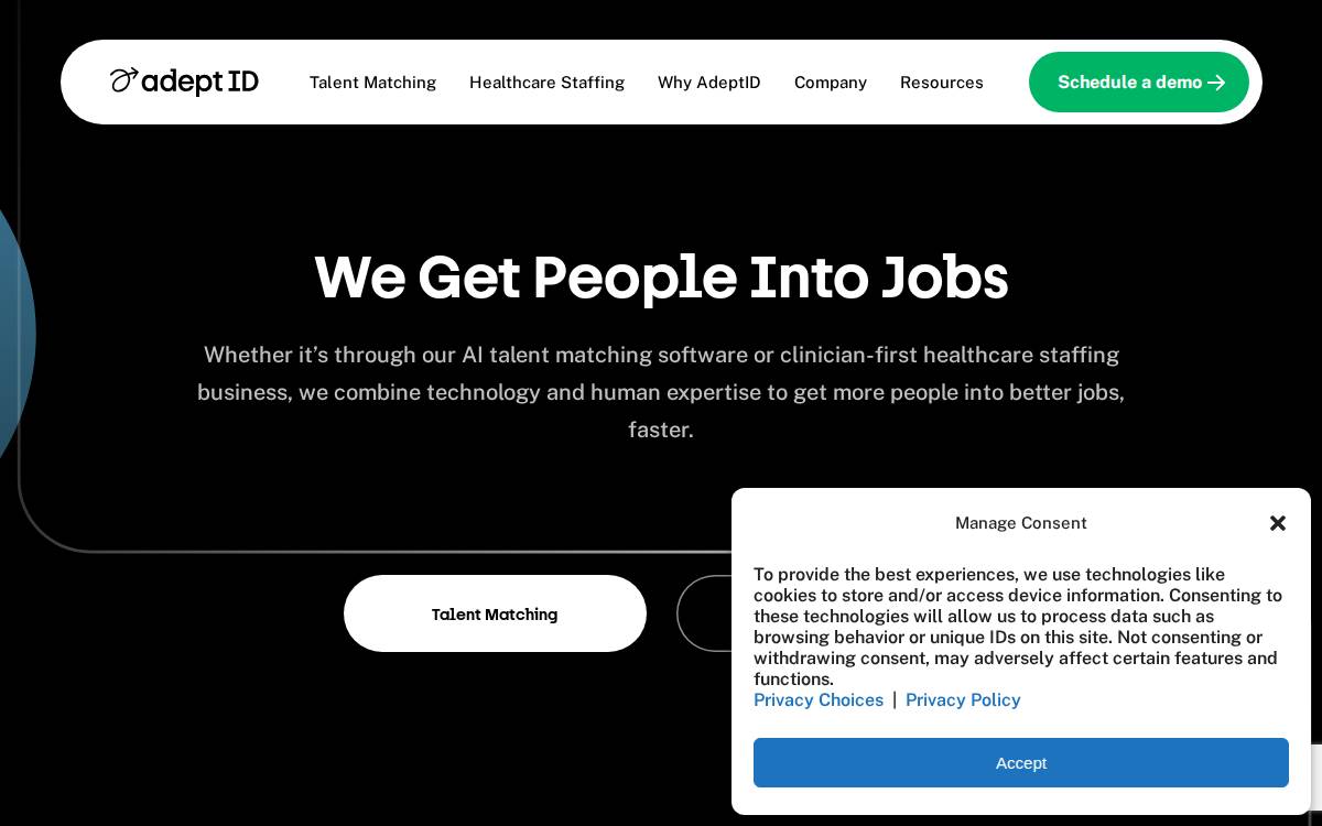 Adept Id website preview