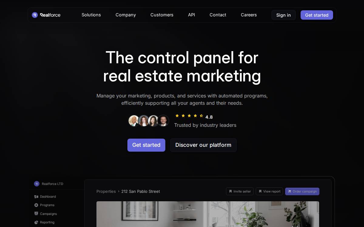 Adfenix website preview