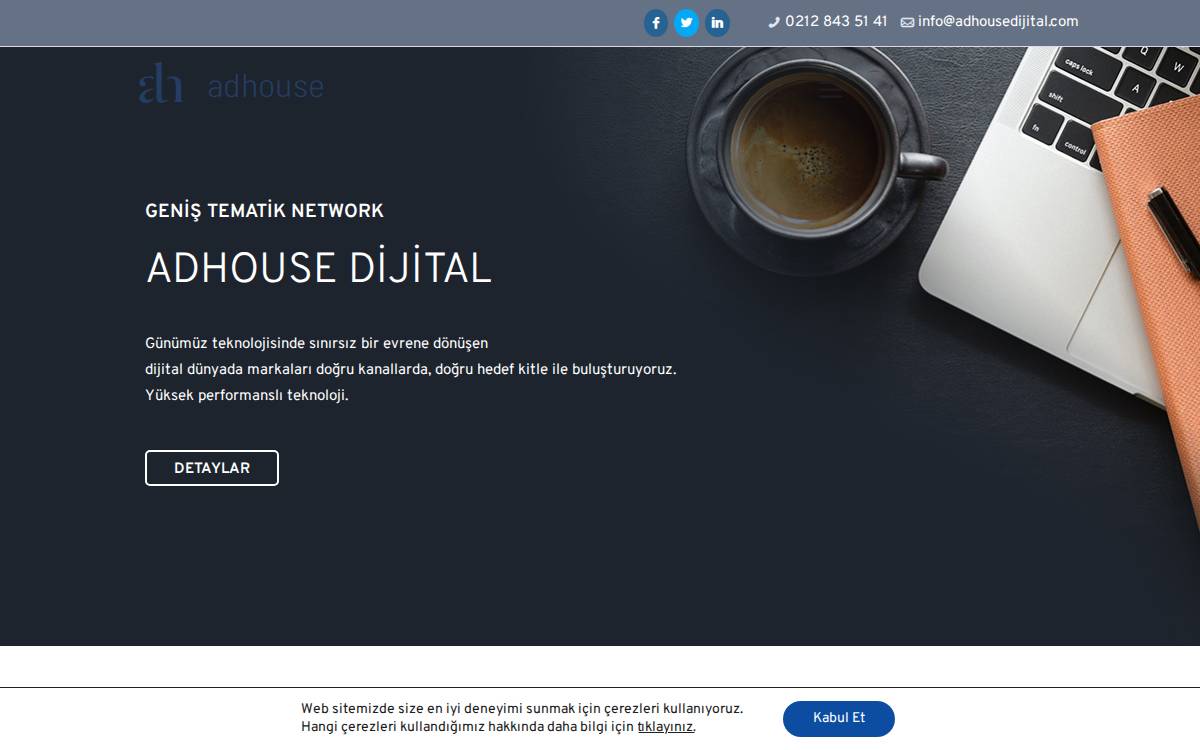 Adhousedijital website preview