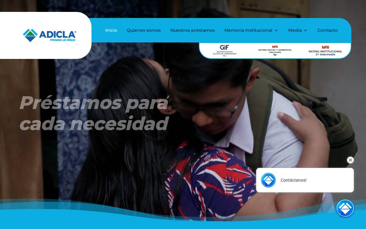 ADICLA website preview