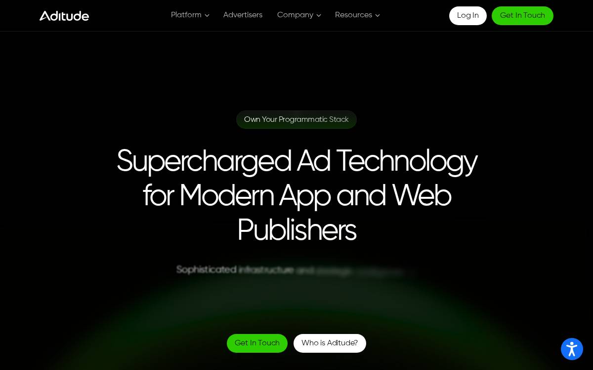 Aditude website preview