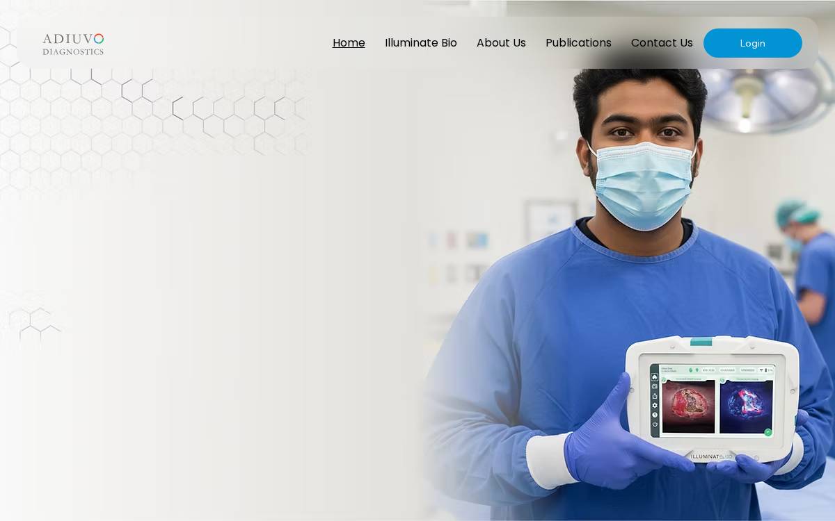 Adiuvo Diagnostics Pvt Ltd website preview
