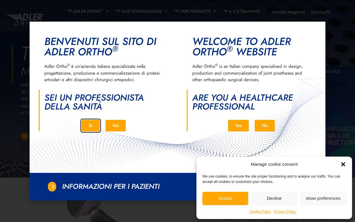 Adler Ortho website preview