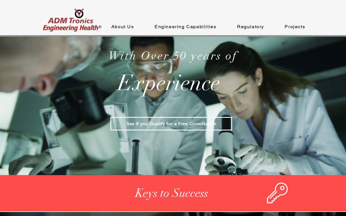 ADM Tronics Unlimited website preview