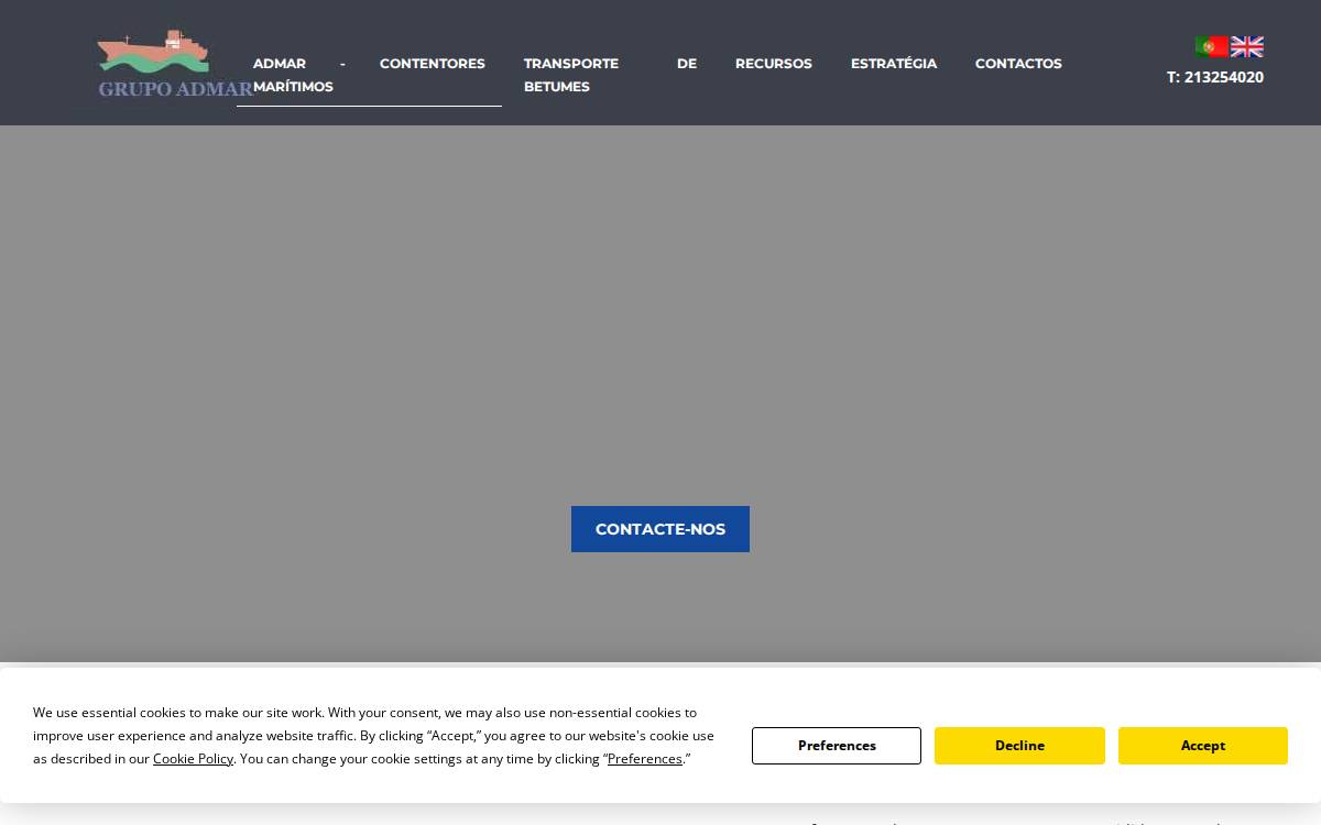 Admarportugal website preview