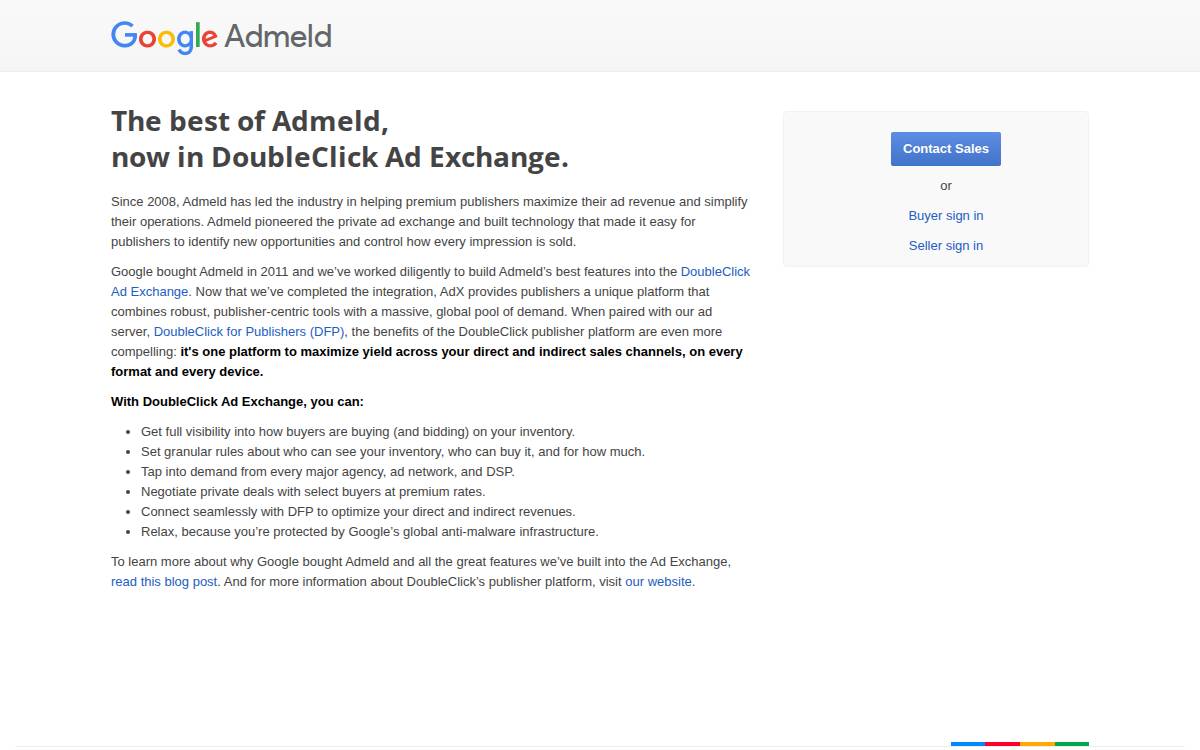 Admeld website preview