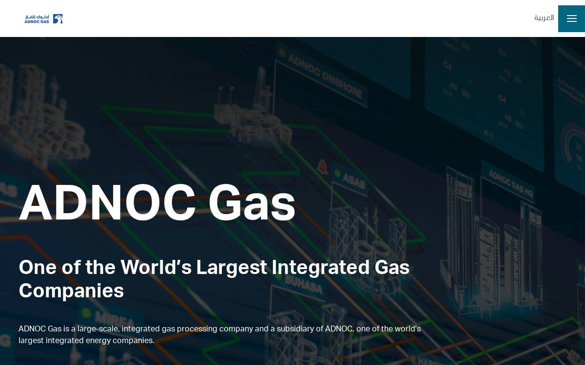 ADNOC website preview