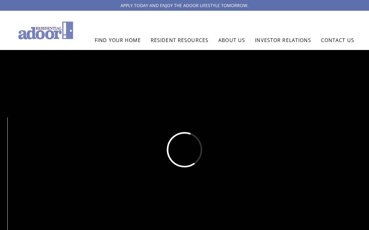 Adoor website preview