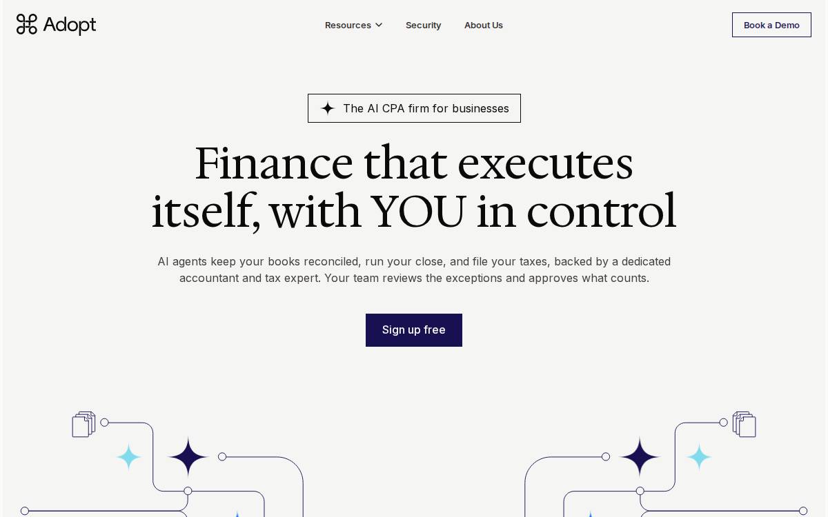 Adopt website preview