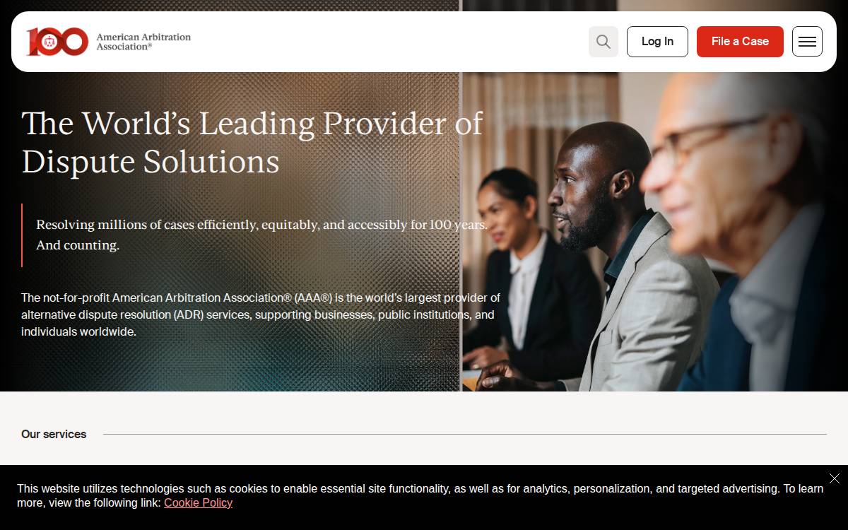 Adr website preview
