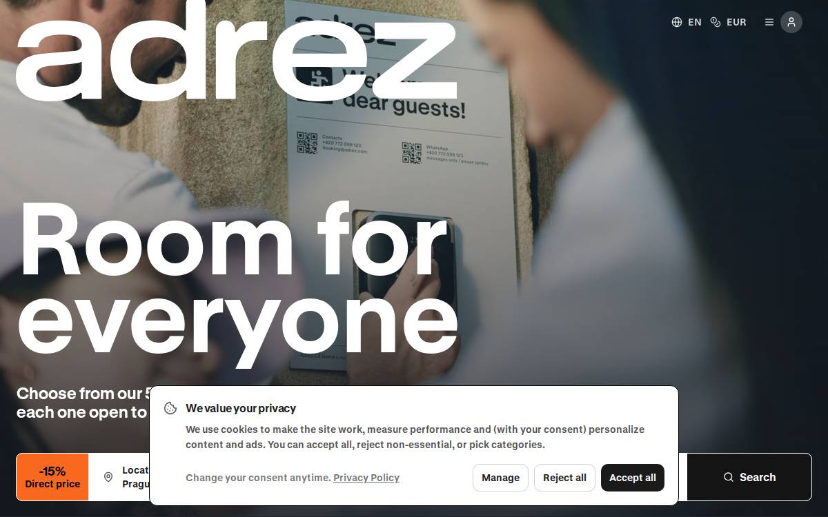 Adrezliving website preview