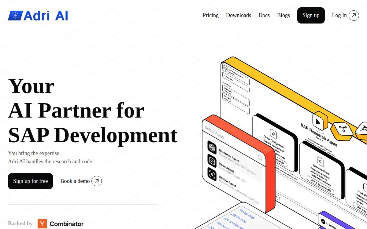 Adri AI website preview