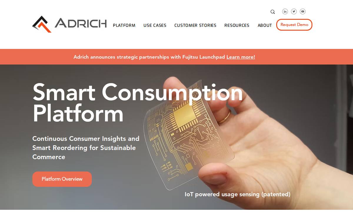 Adrich website preview
