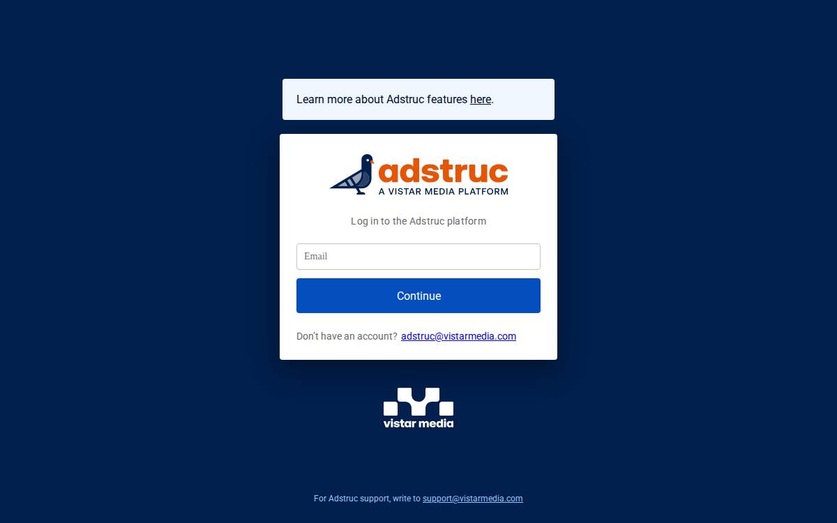 ADstruc website preview