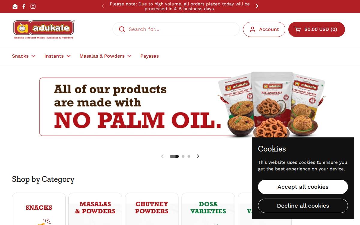 Adukale website preview