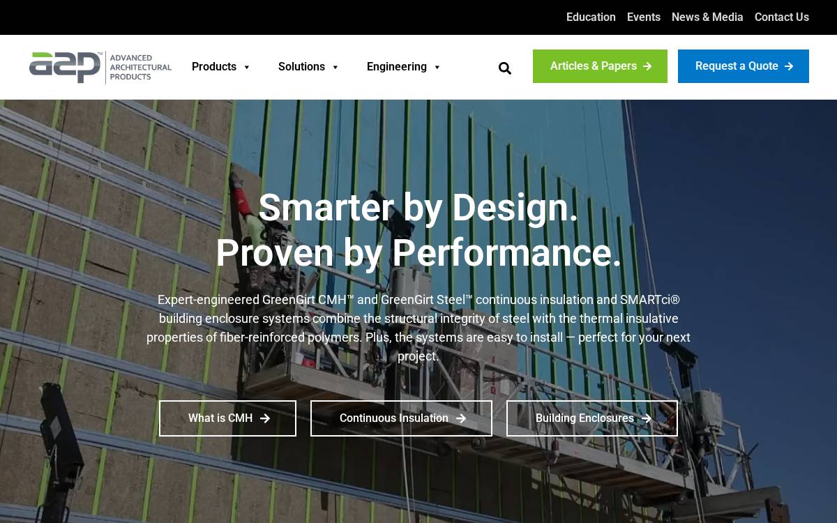 Advanced Architectural Products website preview