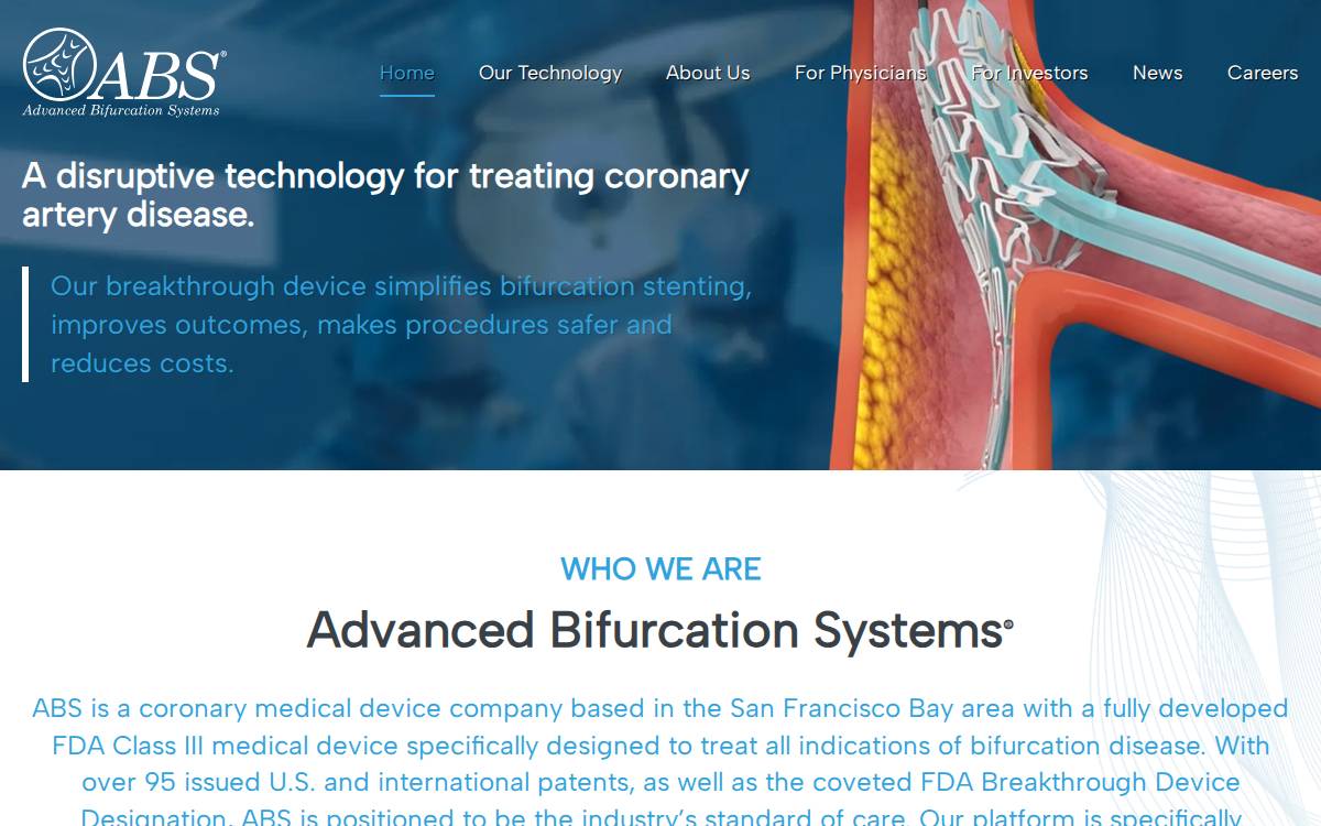 Advanced Bifurcation Systems Inc website preview