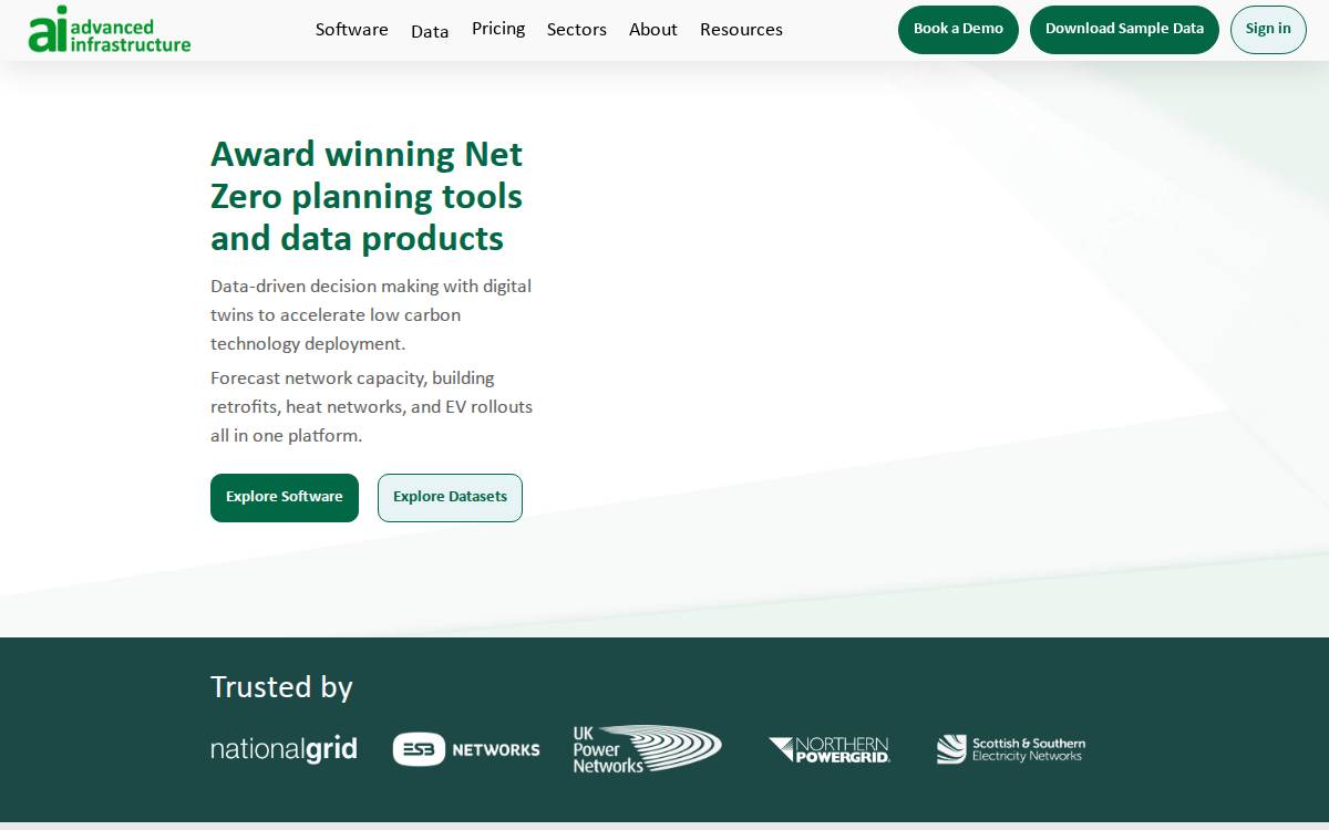 Advanced Infrastructure.Co website preview