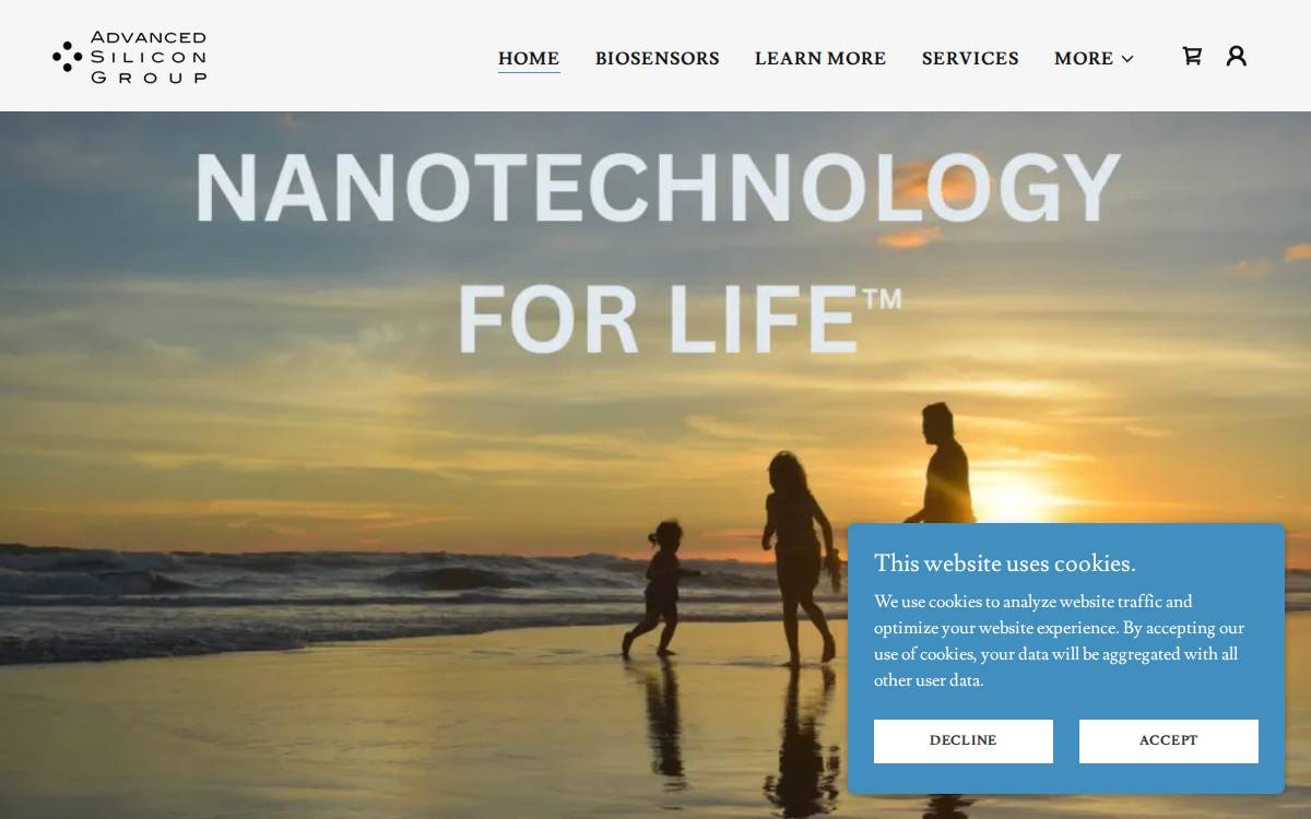 Advanced Silicon Group website preview