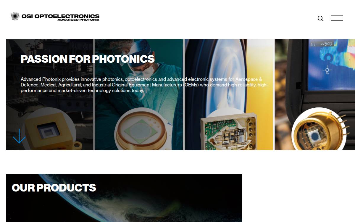 Advancedphotonix website preview