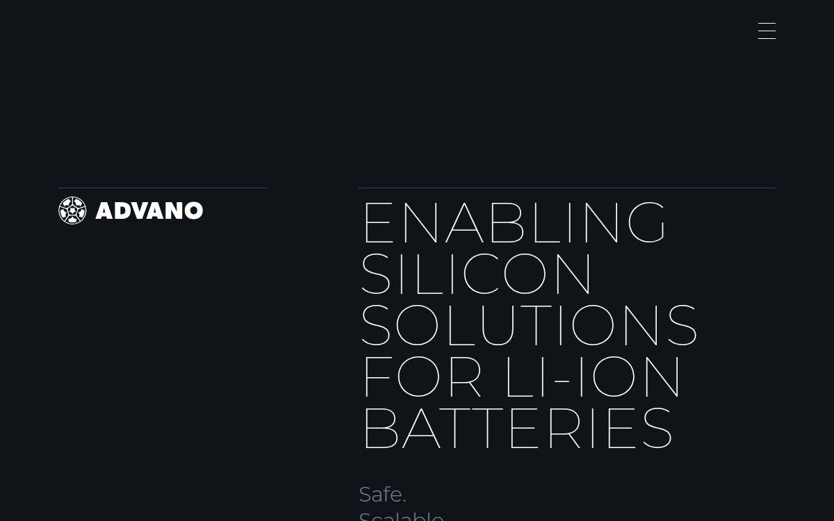 Advano website preview
