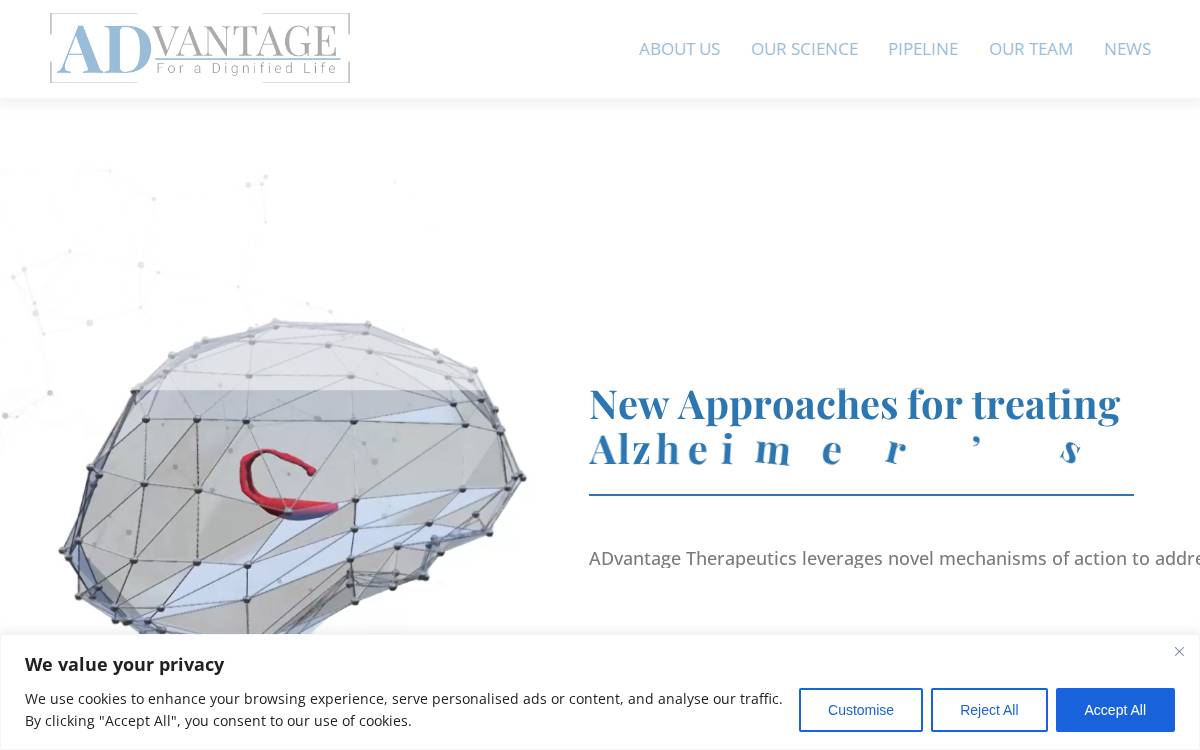 ADvantage Therapeutics website preview