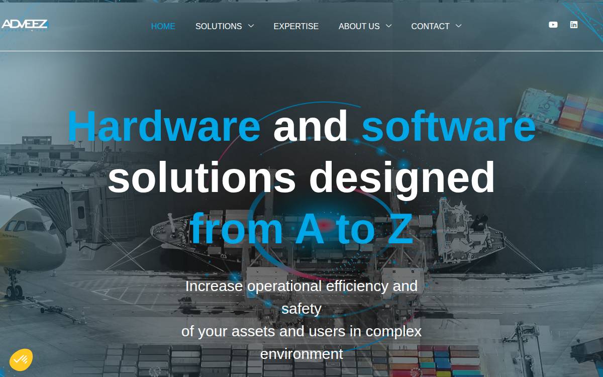 Adveez website preview