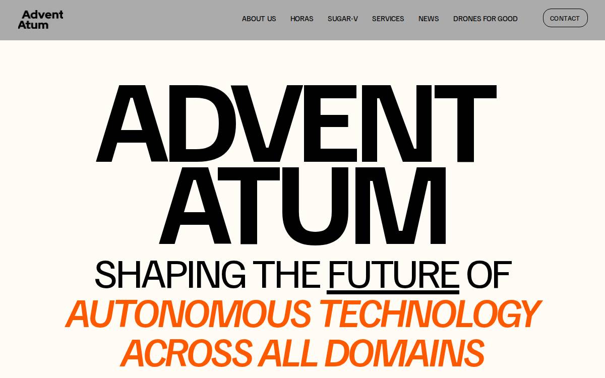 Advent Atum website preview