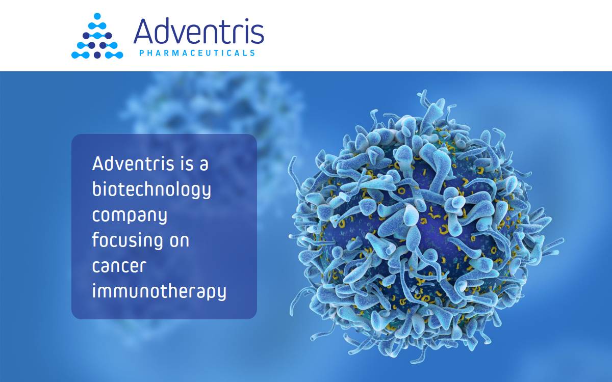 Adventris Pharmaceuticals website preview
