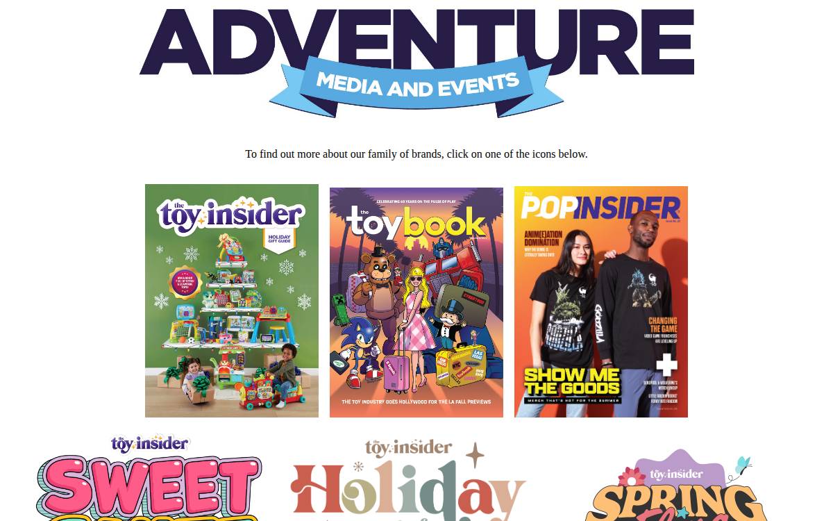 Adventurepublishinggroup website preview