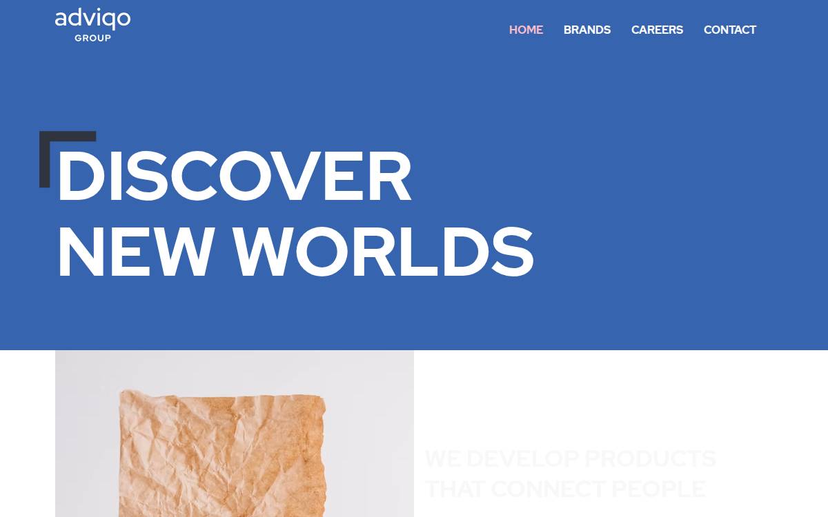 Adviqo website preview