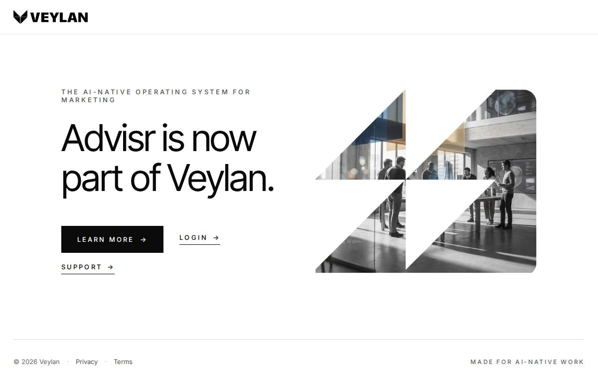 Advisr website preview