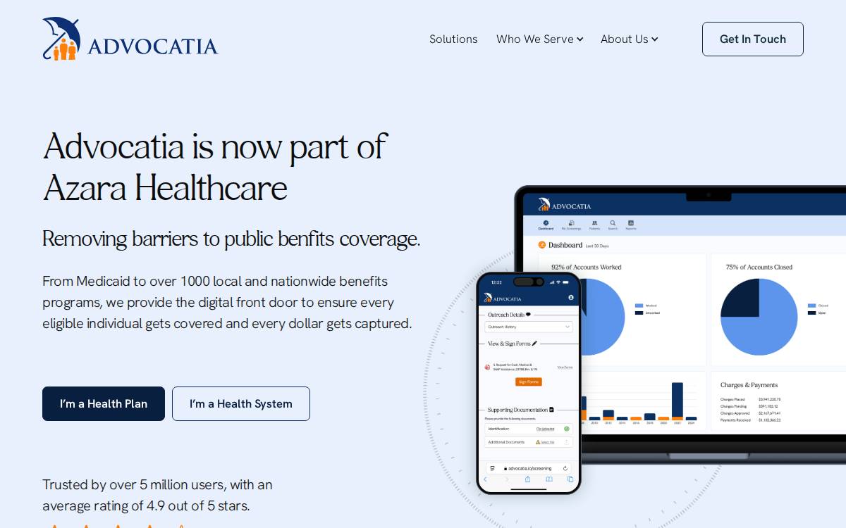 Advocatia website preview