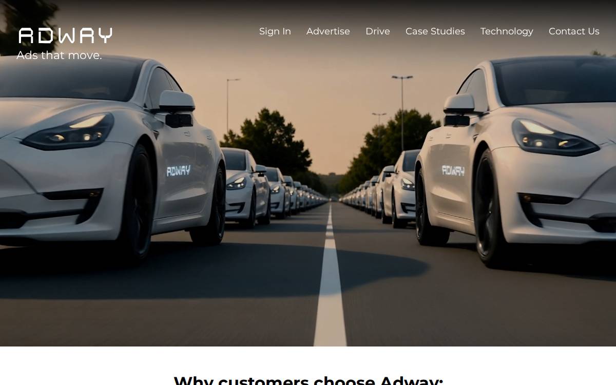 ADWAY website preview