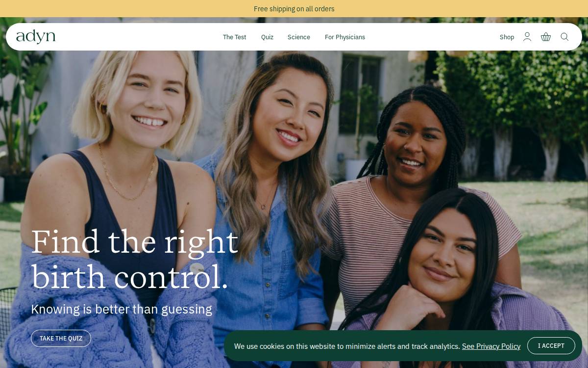 adyn website preview