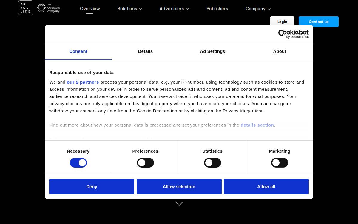 ADYOULIKE website preview
