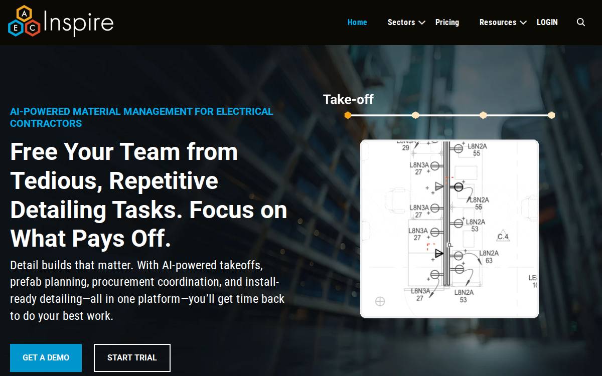 Aecinspire website preview