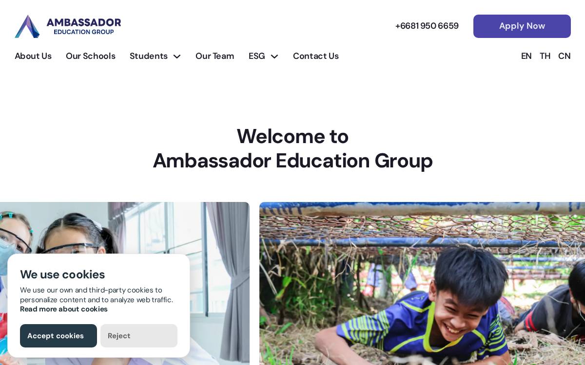 Aegcm website preview